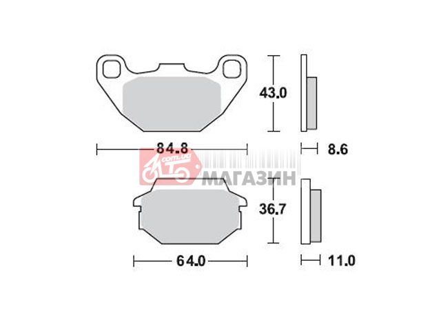 тормозные колодки braking br 869sm1