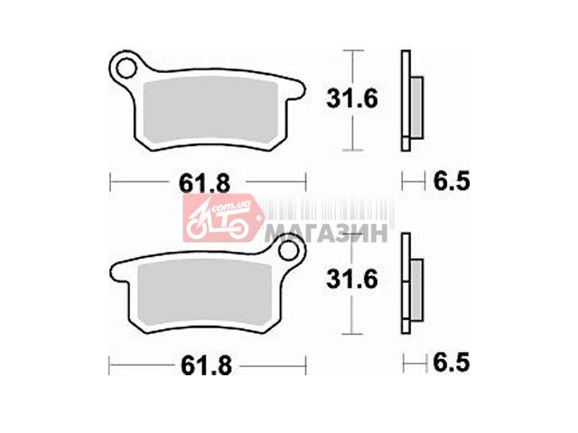 тормозные колодки braking br 873cm44