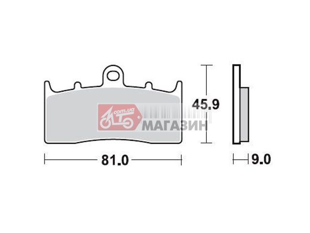 тормозные колодки braking br 879cm55