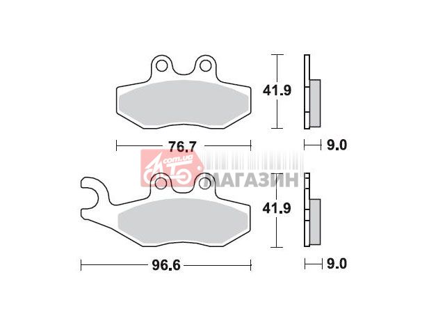 тормозные колодки braking br 888sm1