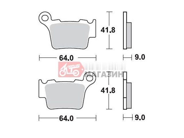 тормозные колодки braking br 891cm44