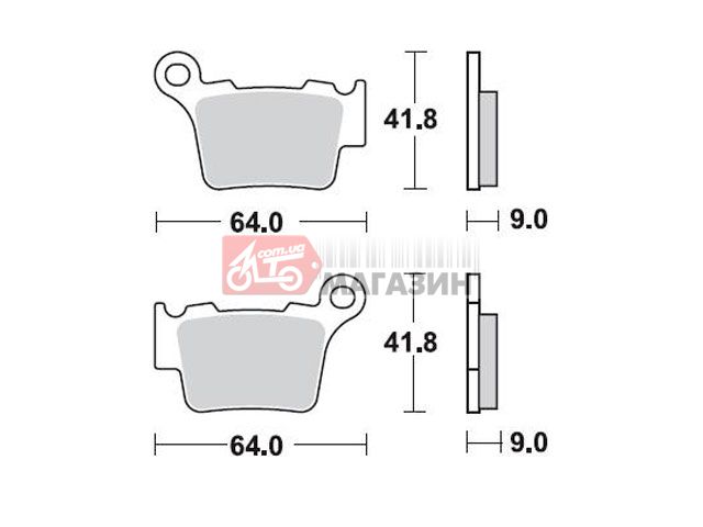 тормозные колодки braking br 891cm46