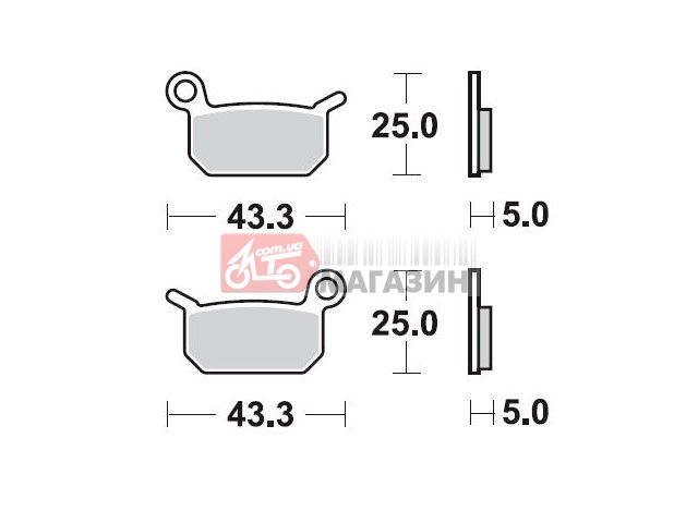 тормозные колодки braking br 897cm44