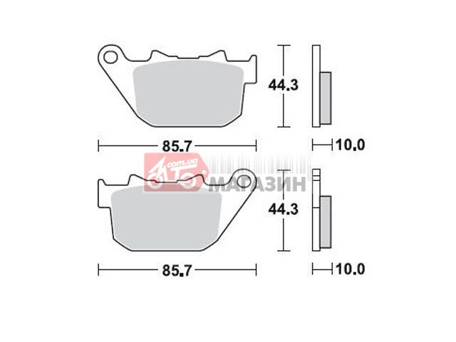 тормозные колодки braking br 901cm88