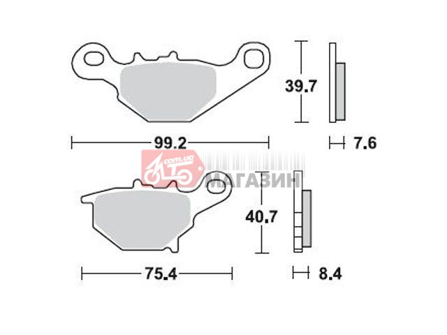 тормозные колодки braking br 905cm44