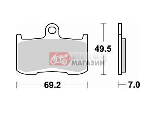 тормозные колодки braking br 906cm55