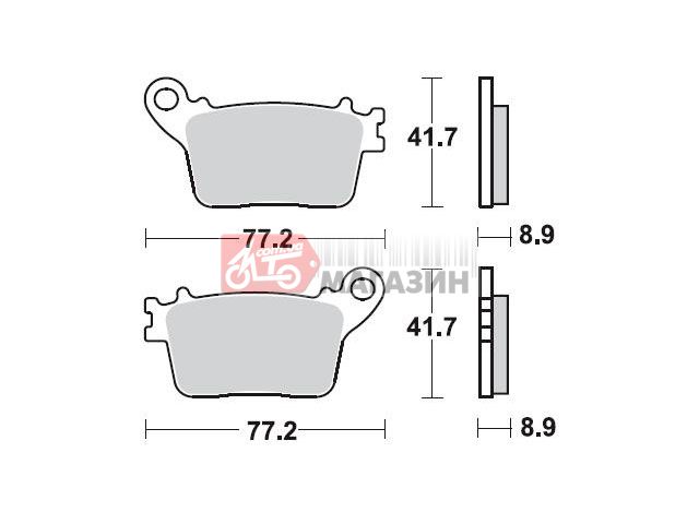 тормозные колодки braking br 925cm56