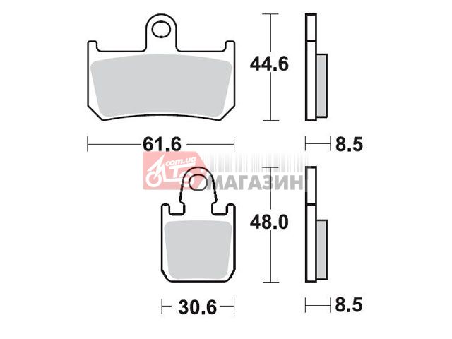 тормозные колодки braking br 928cm55