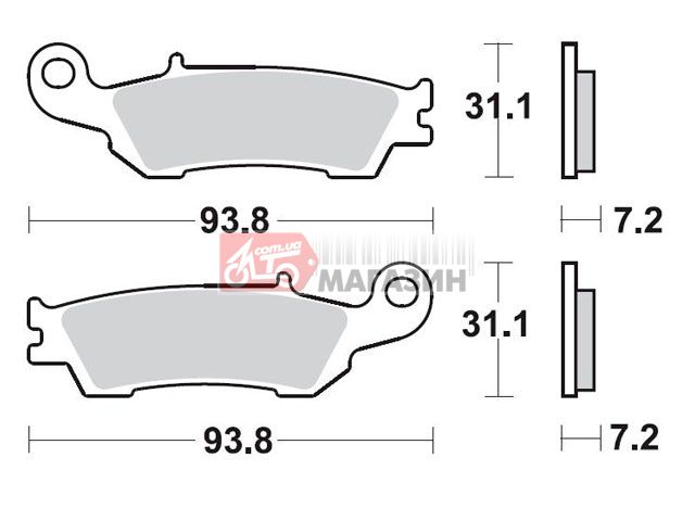 тормозные колодки braking br 929cm44