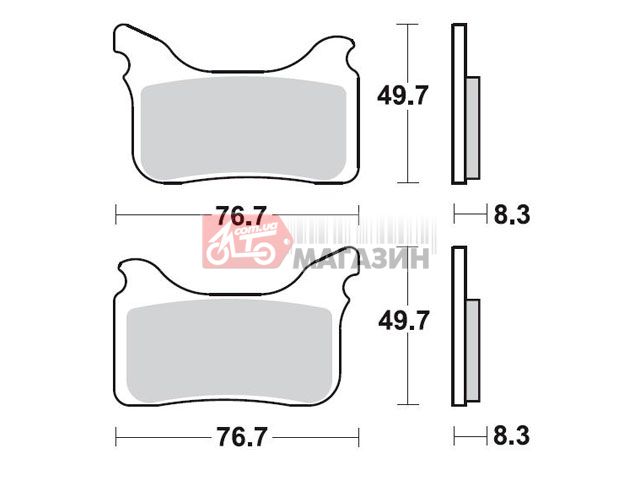 тормозные колодки braking br 931cm55