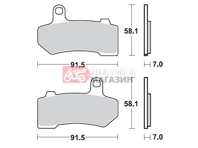 тормозные колодки braking br 934cm77