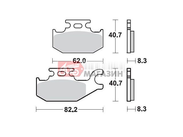 тормозные колодки braking br 935cm44