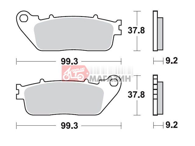 тормозные колодки braking br 942cm56