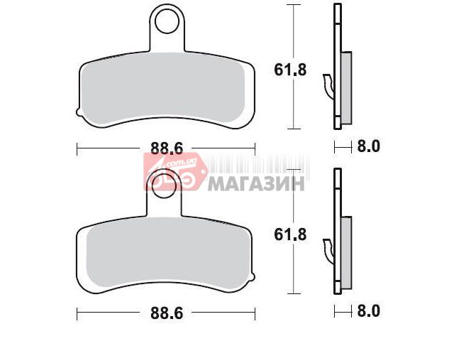 тормозные колодки braking br 943cm77