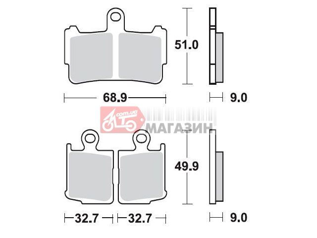 тормозные колодки braking br 950cm55