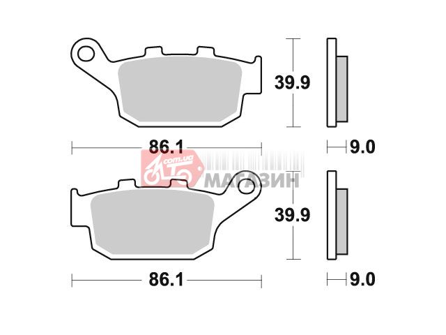 тормозные колодки braking br 956cm56