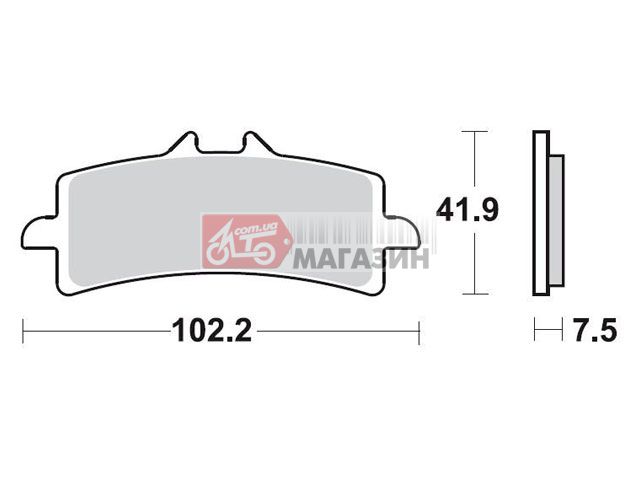 тормозные колодки braking br p1r930