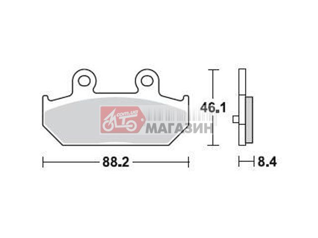 тормозные колодки braking br p30896