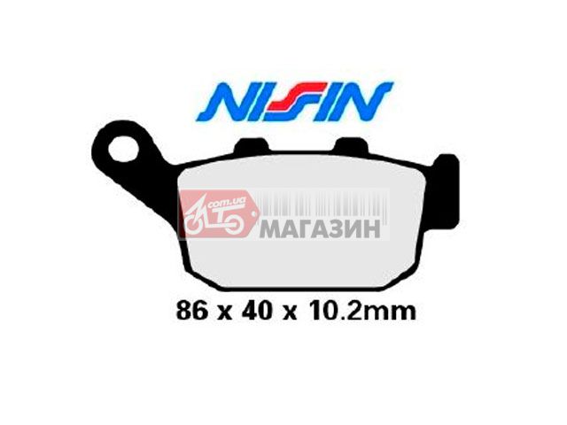 тормозные колодки nissin 2p204ns