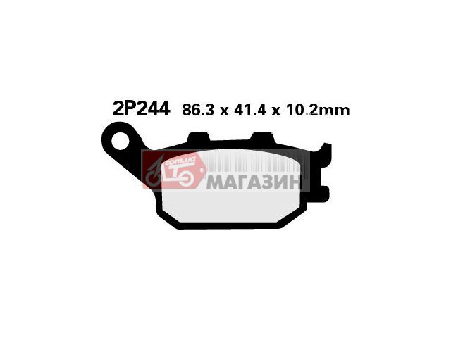 тормозные колодки nissin 2p244ns