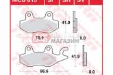 Гальмівні колодки дискові TRW-LUCAS MCB615