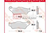 Гальмівні колодки дискові TRW-LUCAS MCB648SI