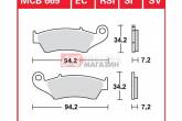 Гальмівні колодки дискові TRW-LUCAS MCB669SV