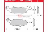 Гальмівні колодки дискові TRW-LUCAS MCB682SV