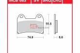 Гальмівні колодки дискові TRW-LUCAS MCB683