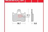 Гальмівні колодки дискові TRW-LUCAS MCB691