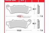 Гальмівні колодки дискові TRW-LUCAS MCB692SV