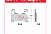 Гальмівні колодки дискові TRW-LUCAS MCB703SV