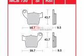 Гальмівні колодки дискові TRW-LUCAS MCB730SI