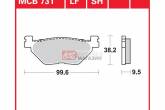 Гальмівні колодки дискові TRW-LUCAS MCB731