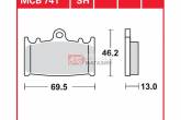 Гальмівні колодки дискові TRW-LUCAS MCB741