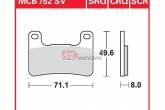 Гальмівні колодки дискові TRW-LUCAS MCB752SV