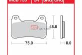 Гальмівні колодки дискові TRW-LUCAS MCB755SV