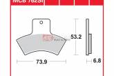 Гальмівні колодки дискові TRW-LUCAS MCB762SI