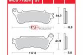 Гальмівні колодки дискові TRW-LUCAS MCB776SRM