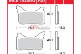Гальмівні колодки дискові TRW-LUCAS MCB793RSI