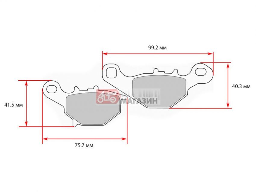 тормозные колодки передние дисковые suzuki address