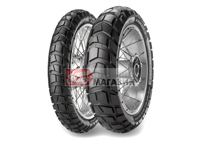 мотошина metzeler karoo 3 130/80-17 m+s (65r) tl