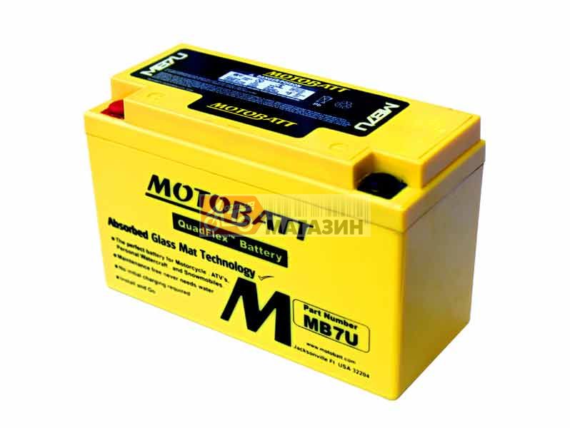 аккумуляторная батарея motobatt mb7u (agm)