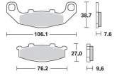 Гальмівні колодки BRAKING BR 712SM1