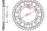 Задня зірка легкосплавная JT JTA479.44 JT SPROCKETS