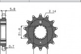 Зірка передня SUNSTAR SS 38015