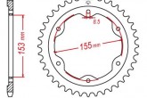 Задня зірка JT JTR893.38 JT SPROCKETS