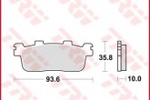 Гальмівні колодки скутерные LUCAS MCB821SRM TRW / LUCAS