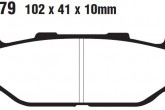 Гальмівні колодки скутерные EBC SFA179HH