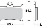 Гальмівні колодки BRAKING BR 786CM66